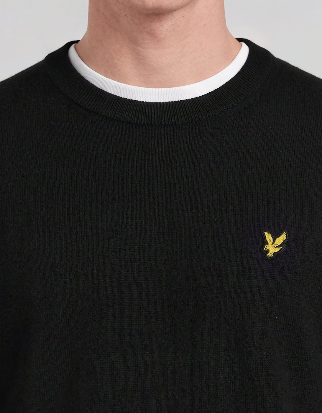 Lambswool Blend Crew Neck Jumper