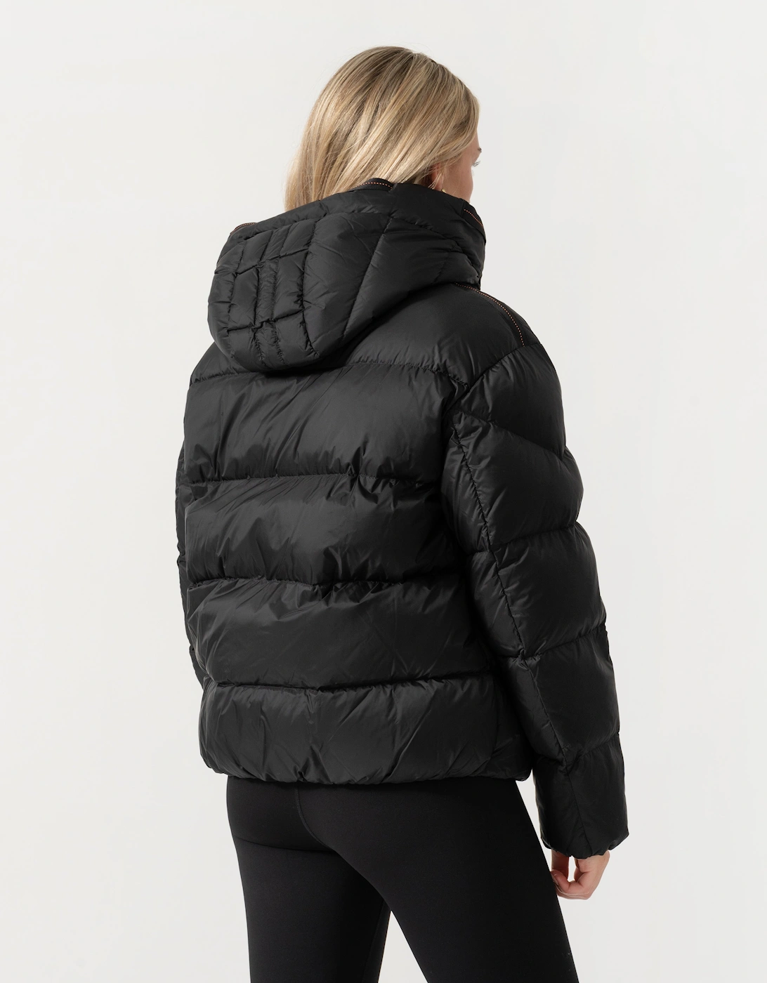 Parajumpers Tilly Womens Down Jacket with Hood - Black 541