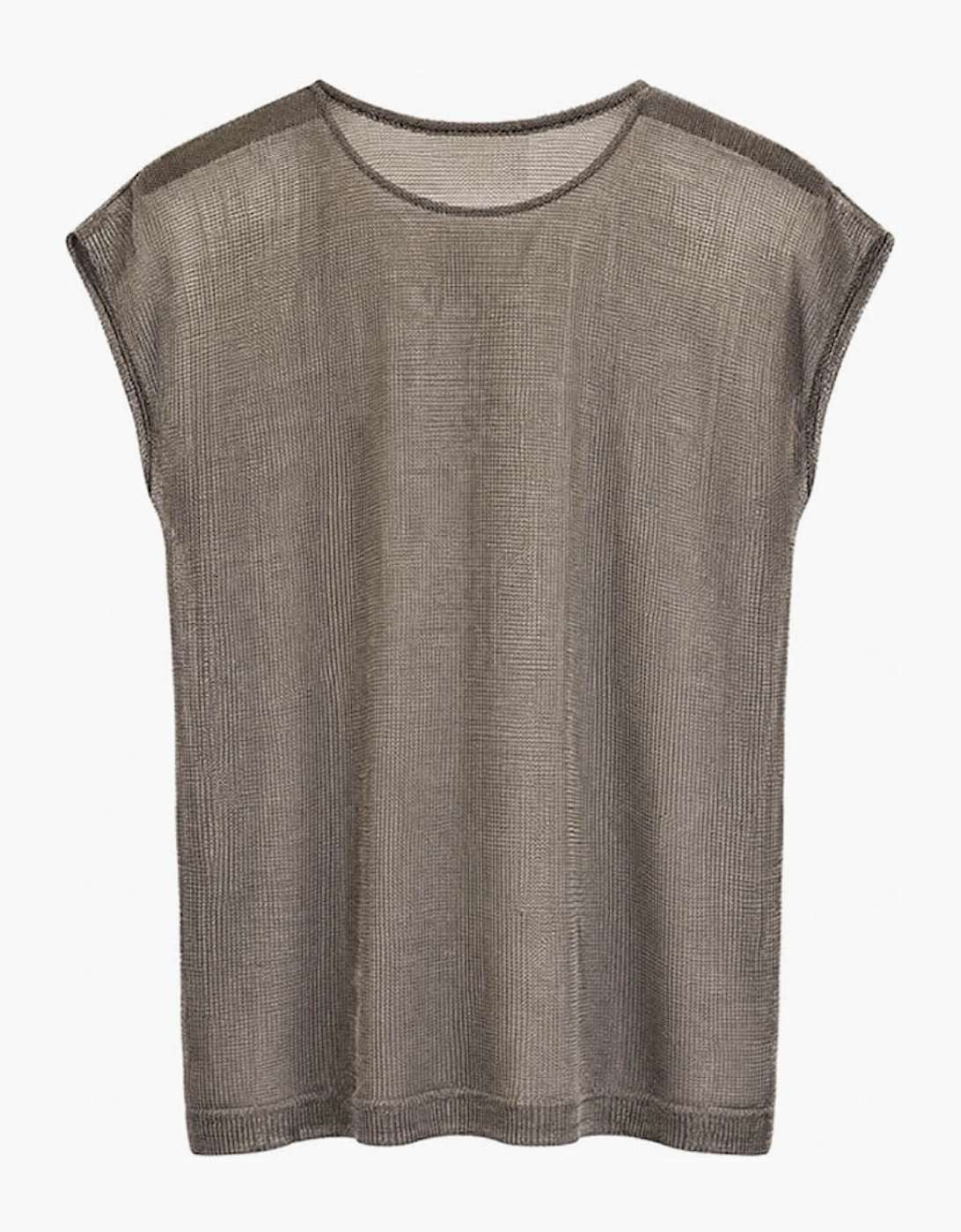 Amor Knit Top-Pewter