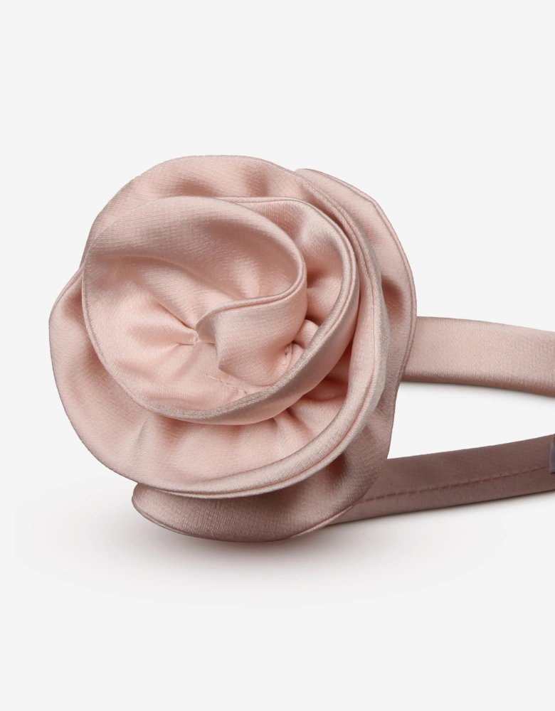 Jessie And James Girls My Rose Headband in Pink