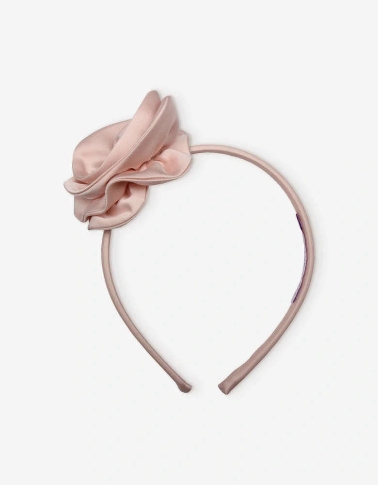 Jessie And James Girls My Rose Headband in Pink
