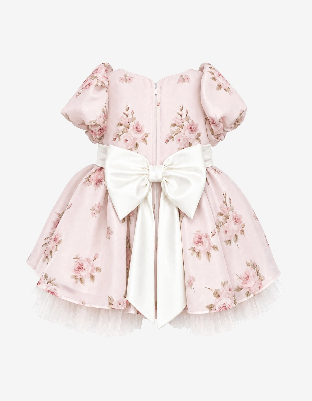 DRESS & Fleur Baby Girls Floral Dress with Headband in Pink
