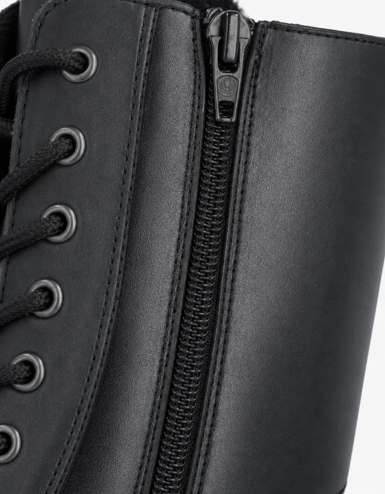 Rieker 75801 Womens Ankle Boots Black