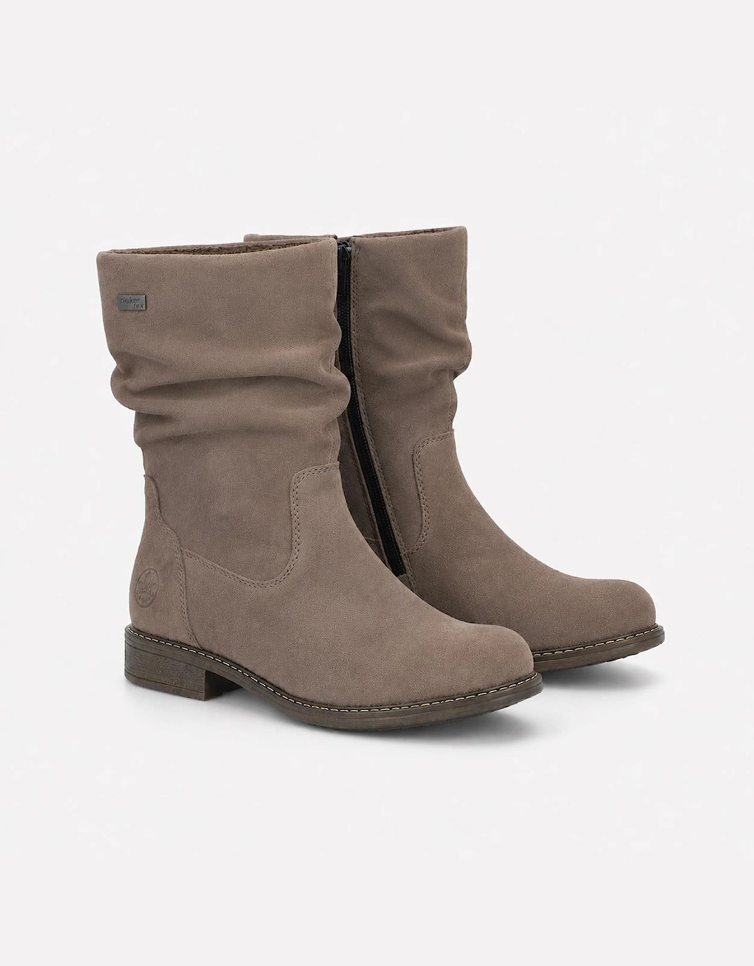 Rieker 74874 Womens Ankle Boots Smoke