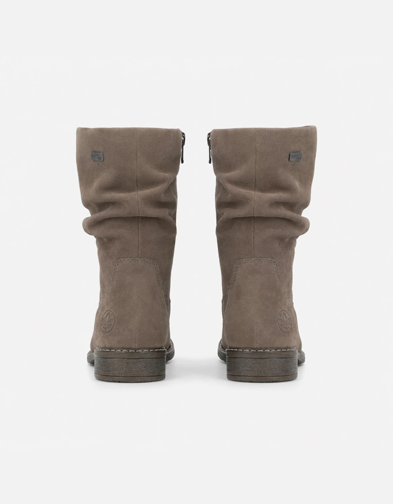 Rieker 74874 Womens Ankle Boots Smoke