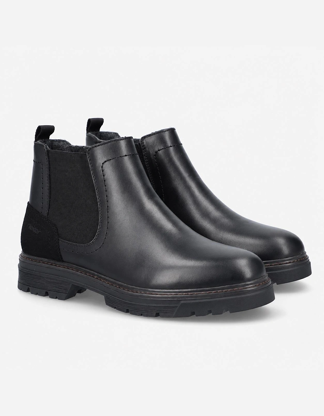 Rieker F2750 Mens Chelsea Boots Black