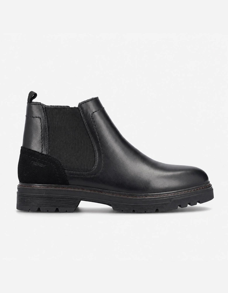 Rieker F2750 Mens Chelsea Boots Black