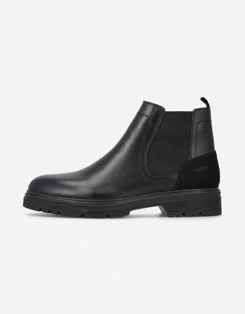 Rieker F2750 Mens Chelsea Boots Black