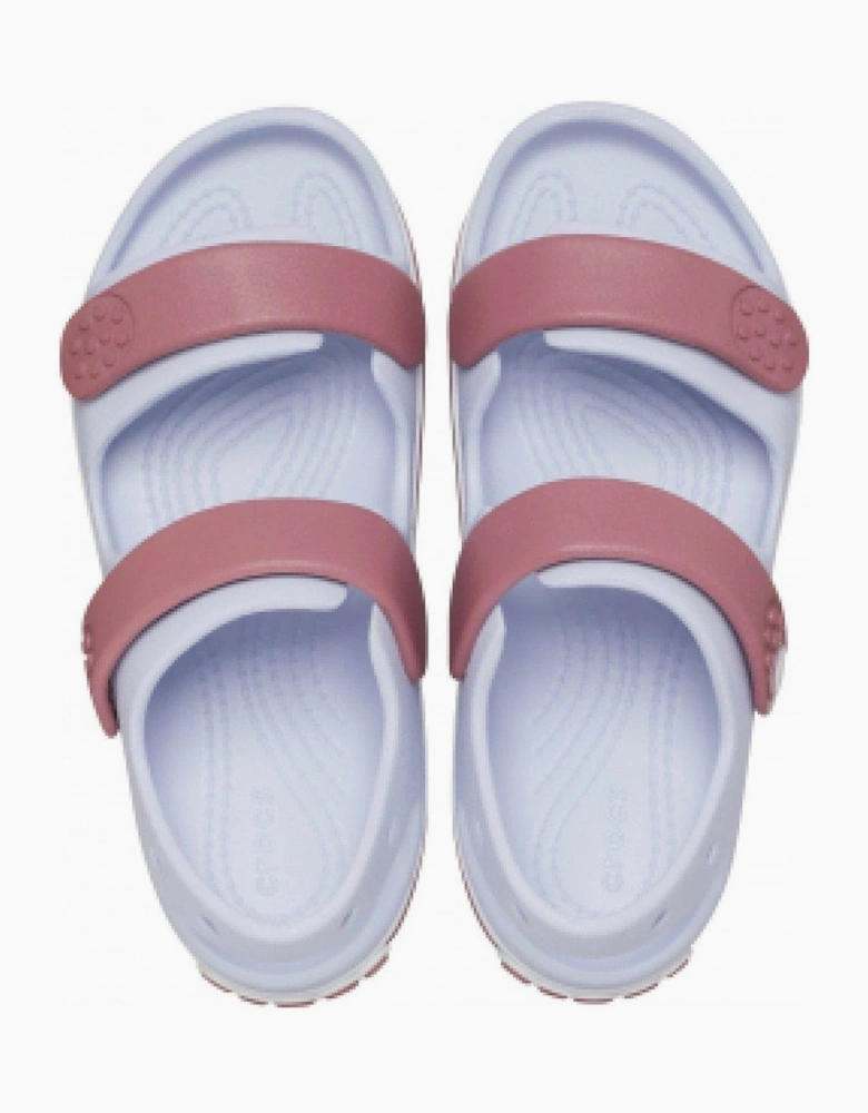 Crocband Crocodile Print Open Toe Slides
