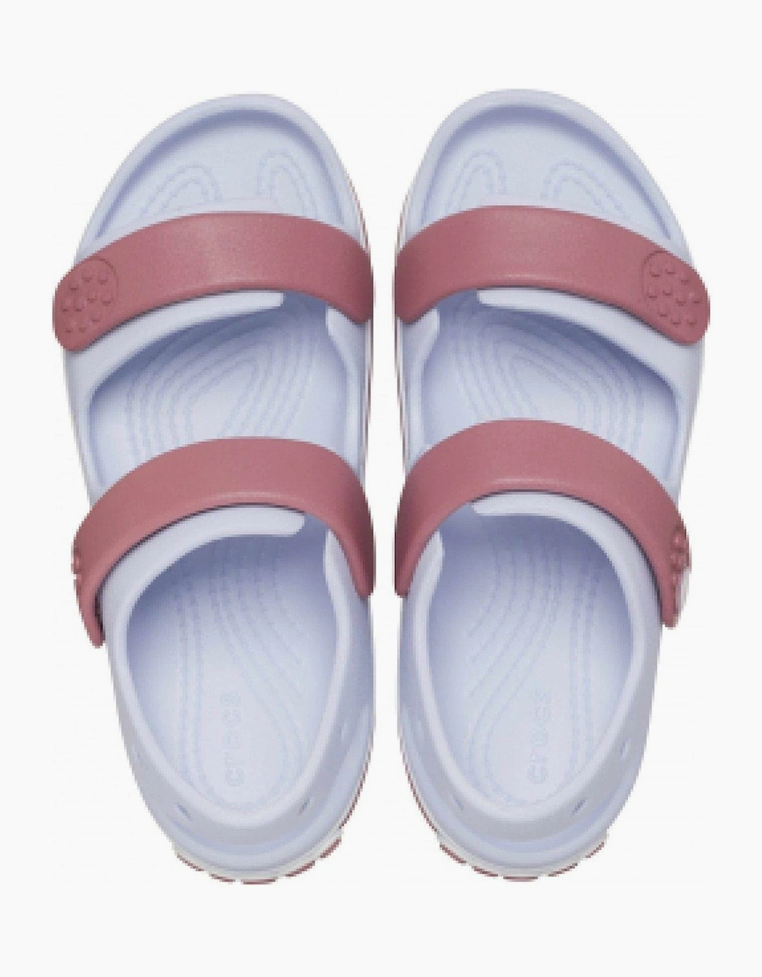 Crocband Crocodile Print Open Toe Slides
