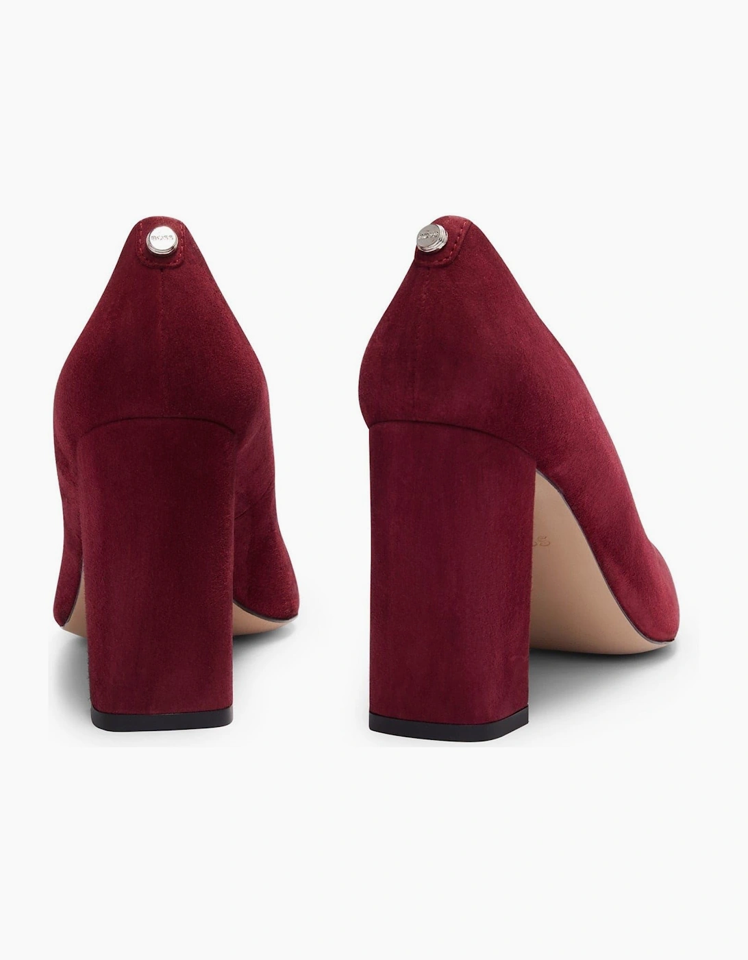High Heel Block Court Shoes