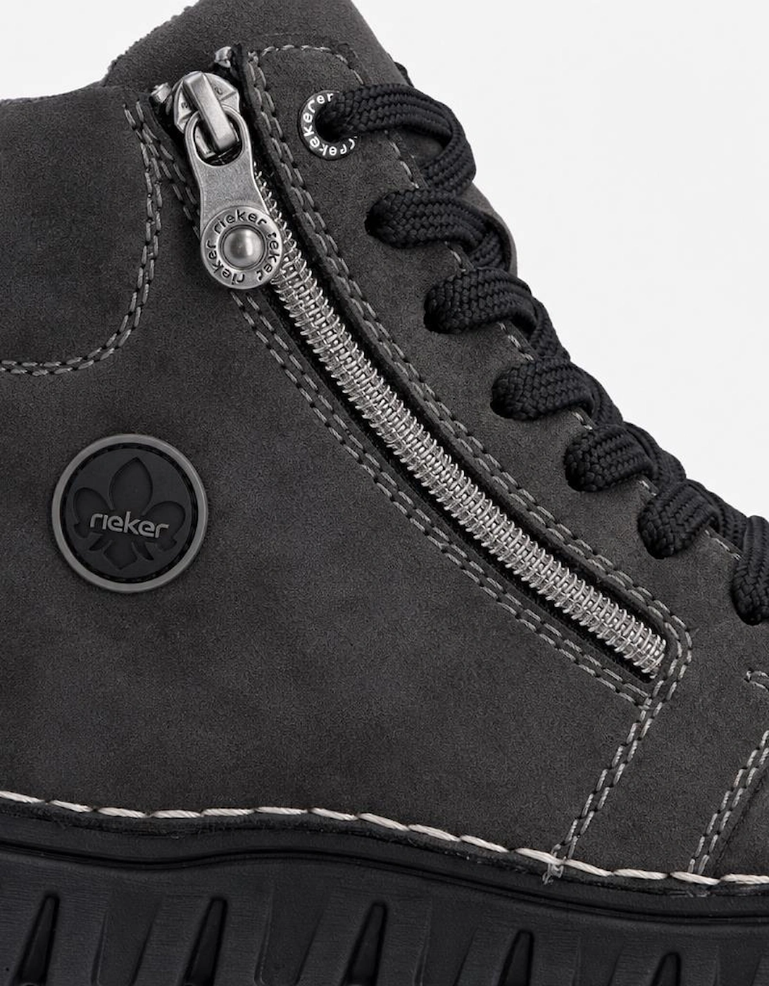 Rieker 57502 Womens Ankle Boots Anthracite
