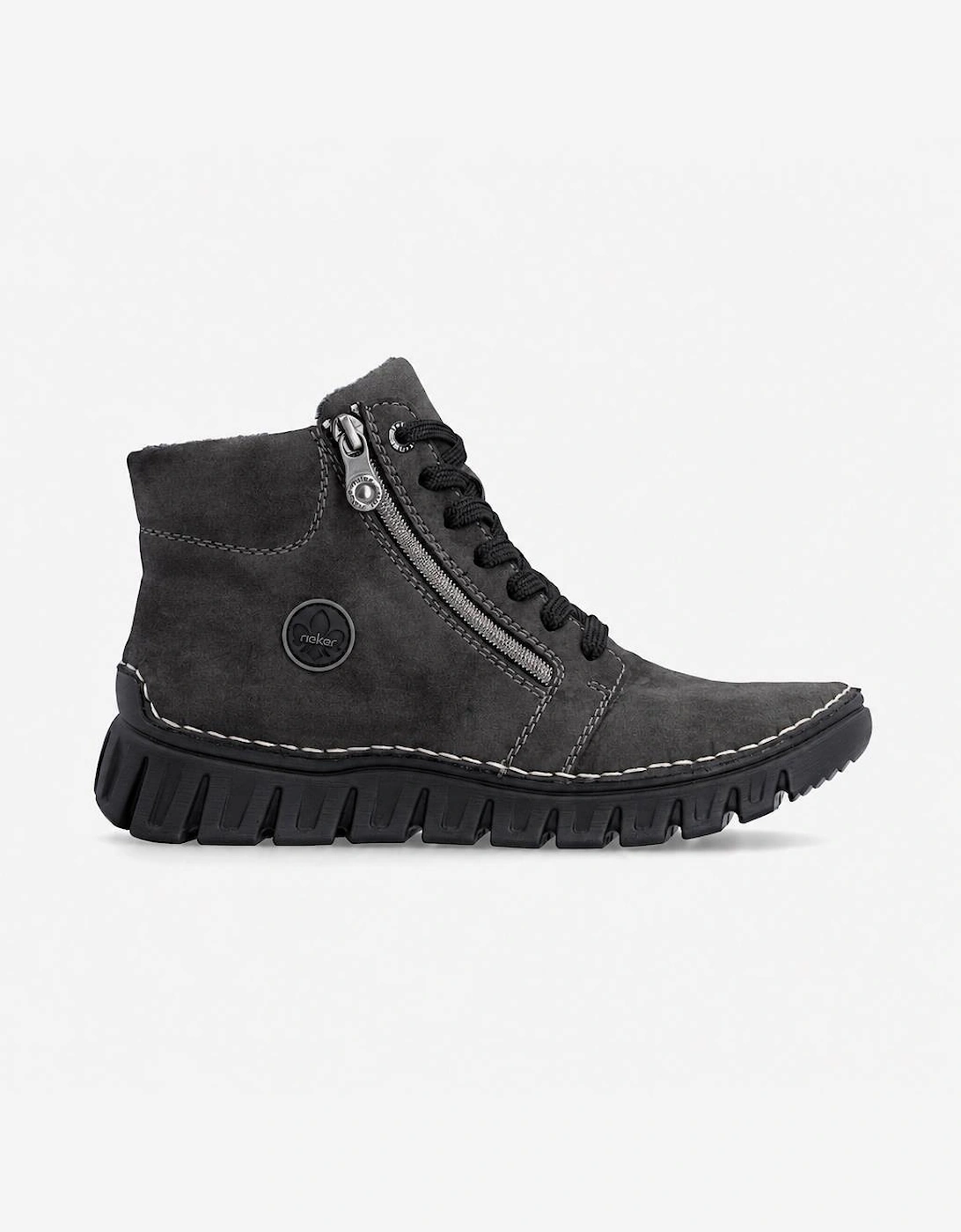 Rieker 57502 Womens Ankle Boots Anthracite