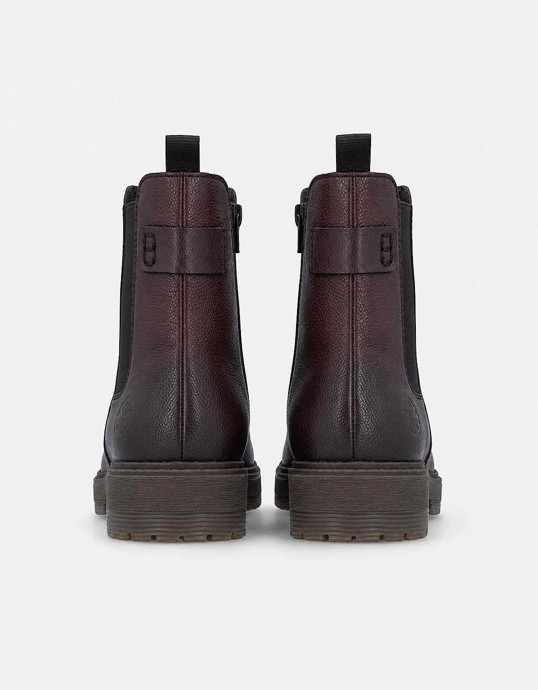 Rieker 75860 Womens Chelsea Boots Cherry