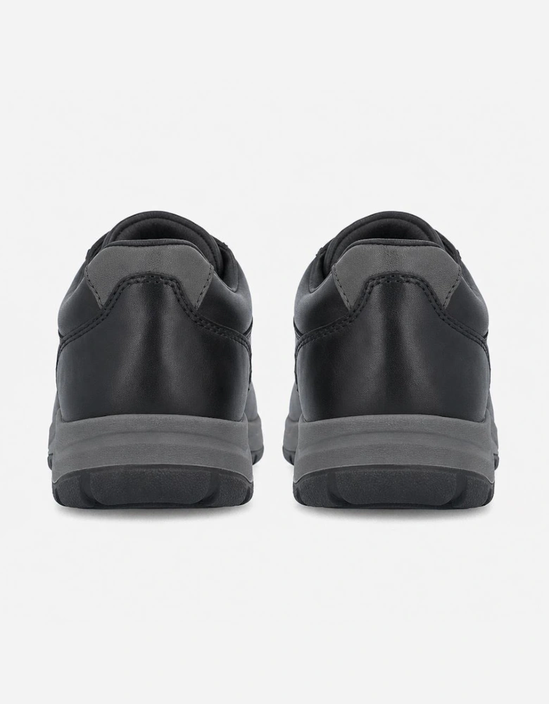 Rieker 03607 Mens Lace-Up Shoes Black/Smoke