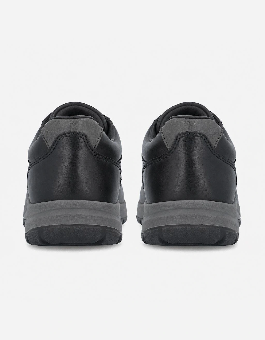 Rieker 03607 Mens Lace-Up Shoes Black/Smoke
