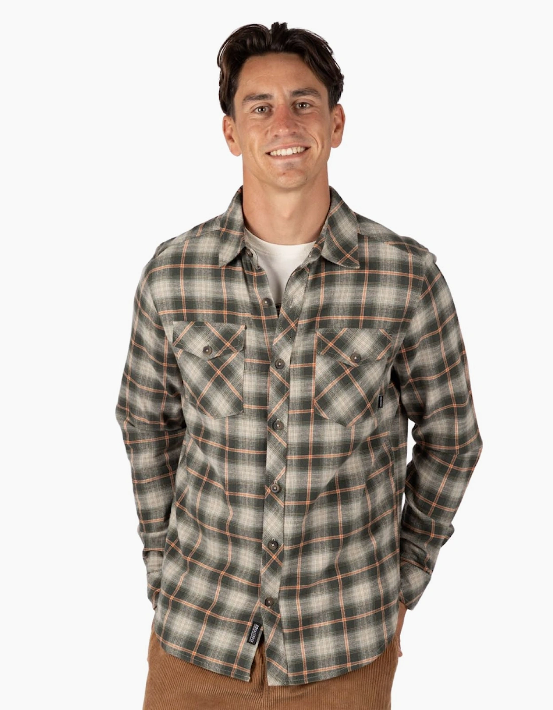 Saltrock Mens Miles Flannel Long Sleeve Shirt