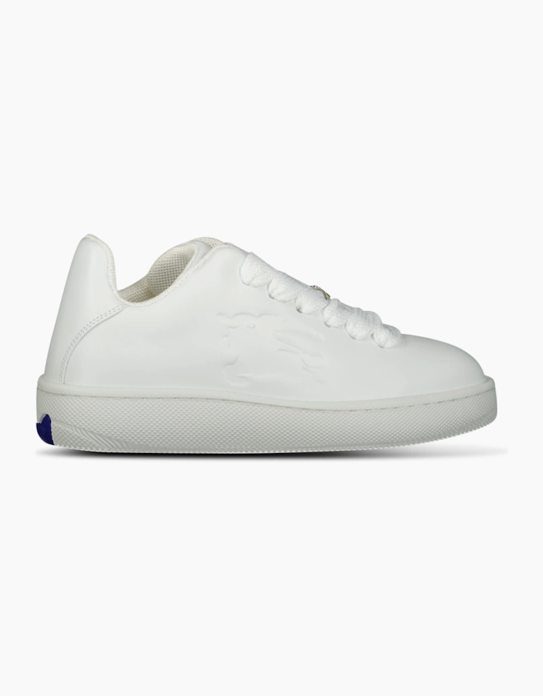 Burberry Leather Padded Trainers in White