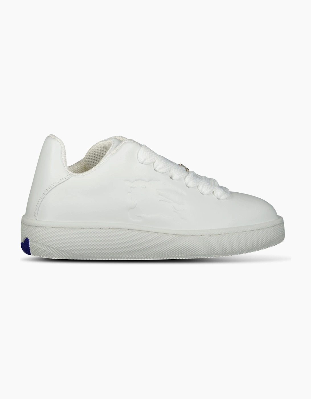 Burberry Leather Padded Trainers in White