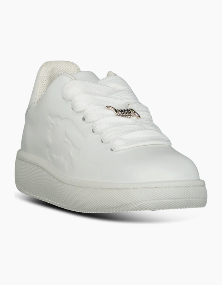 Burberry Leather Padded Trainers in White