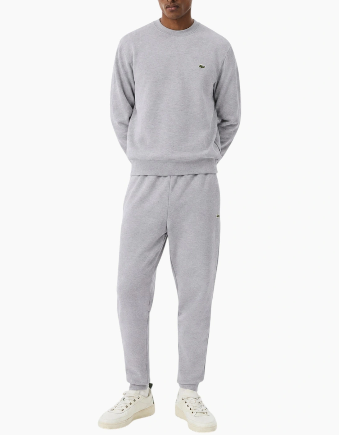 Lacoste Mens Tracksuit  Crew Neck Sweatshirt Fleece Jogger Sportswear