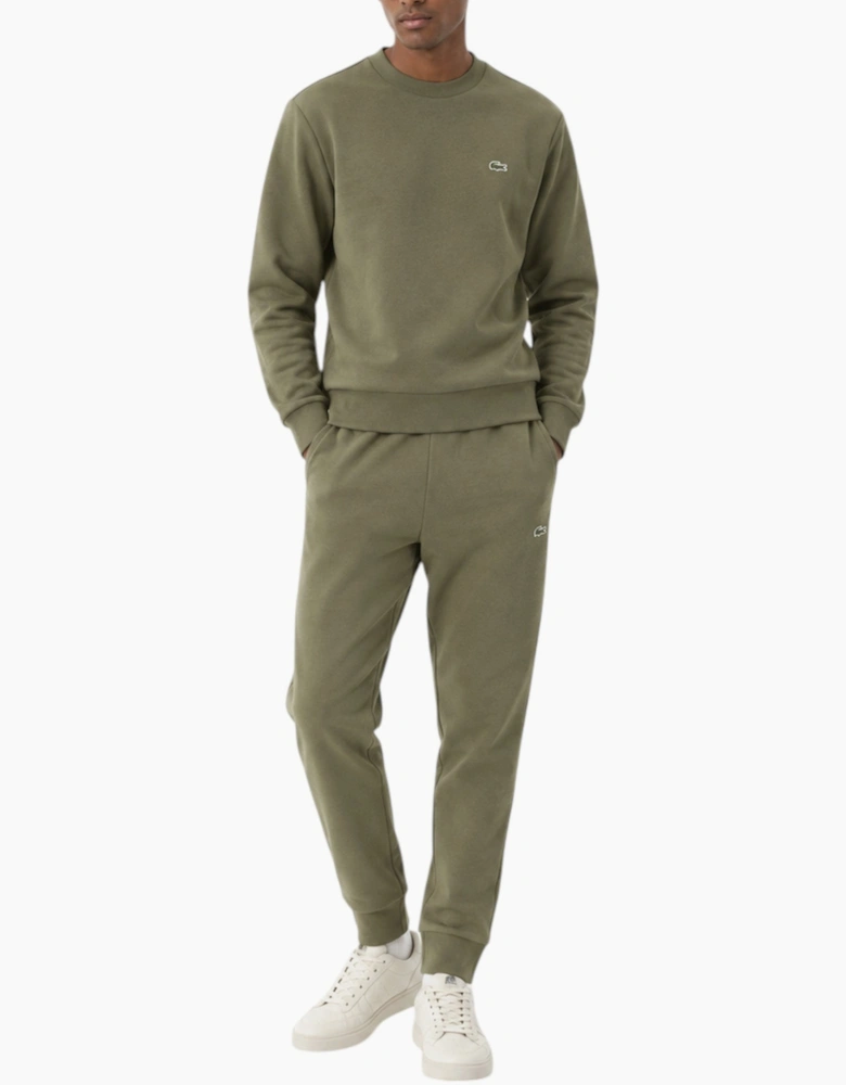 Lacoste Mens Tracksuit  Crew Neck Sweatshirt Fleece Jogger Sportswear