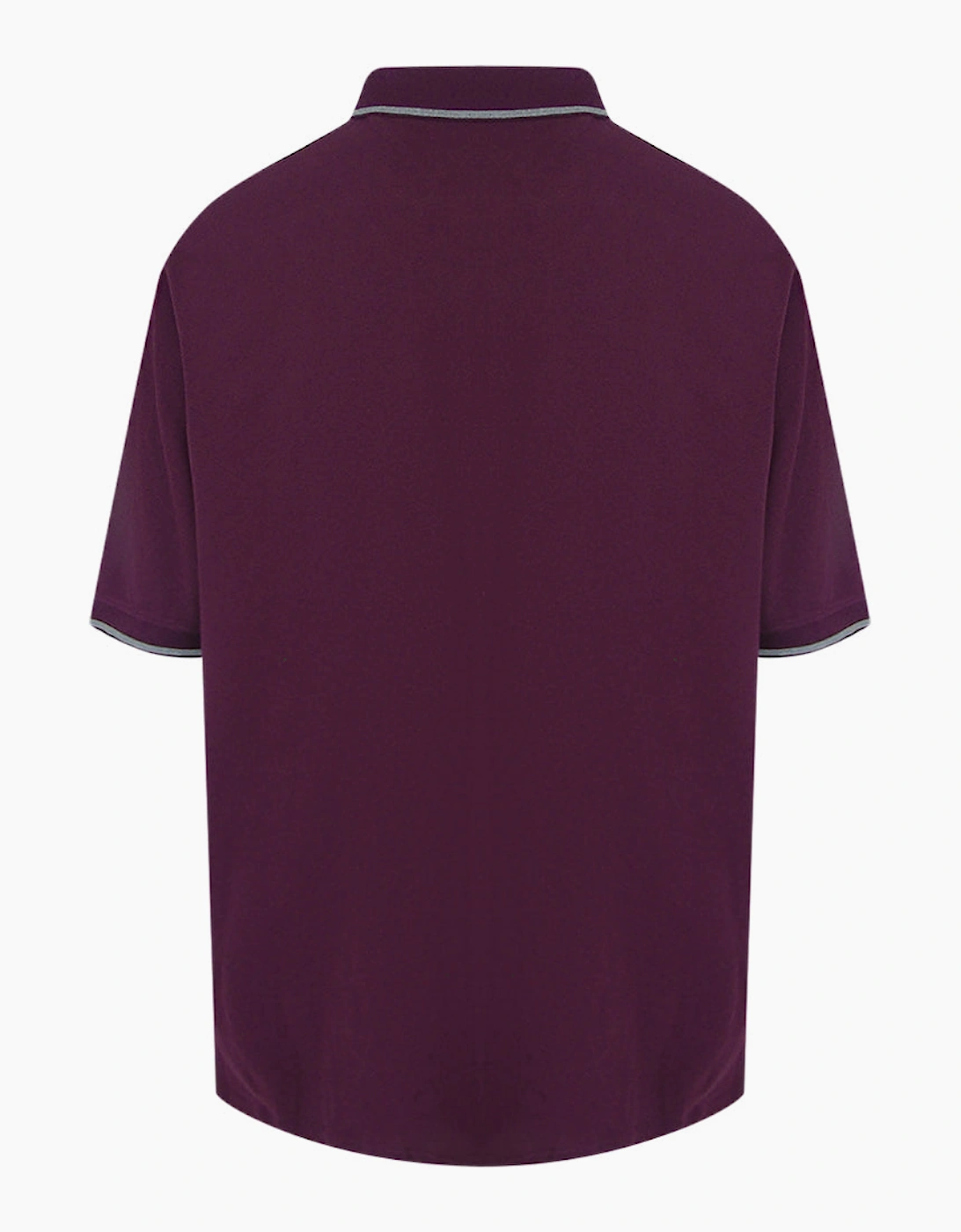 Lyle & Scott Tipped Big & Tall Burgundy Polo Shirt