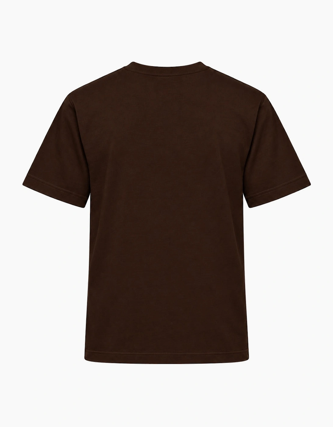 By Lanvin Central Logo Dark Brown T-Shirt