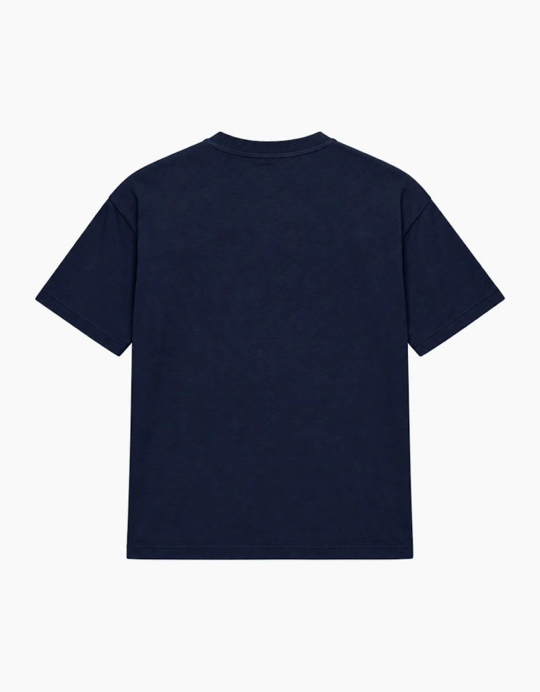 By Lanvin Paris Ribbon Logo Navy Blue T-Shirt
