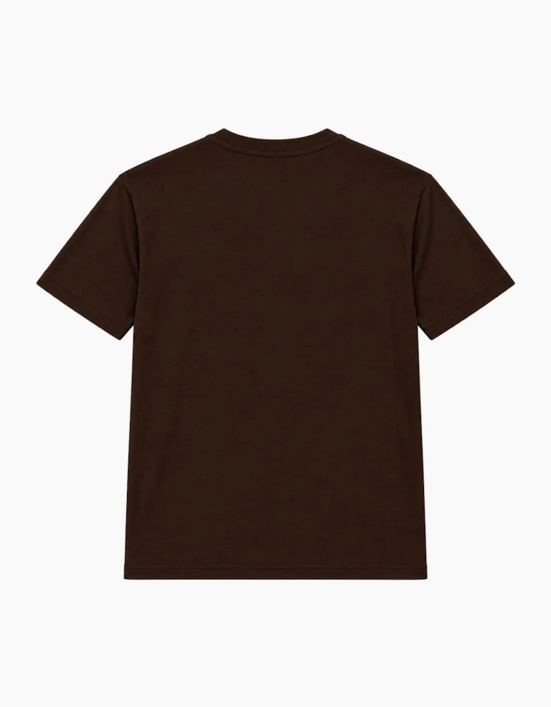 By Lanvin Block Logo Dark Brown T-Shirt