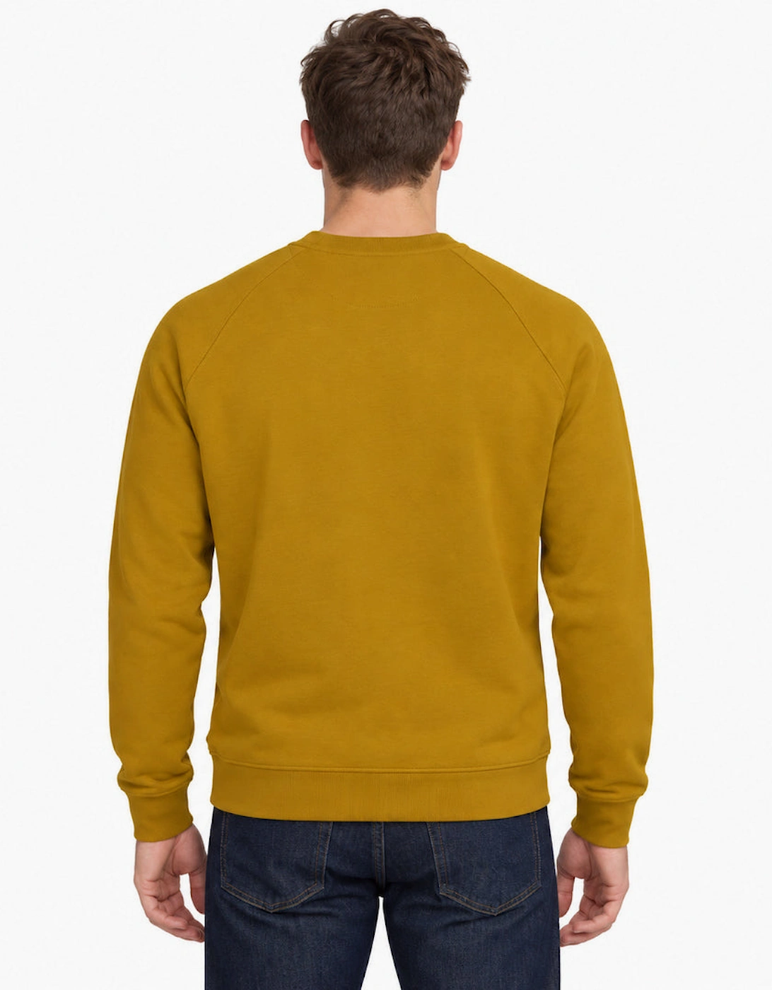 Aquascutum Active Patch Crewneck Chai Tea Jumper