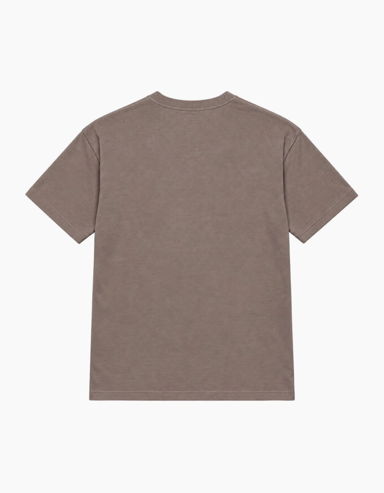By Lanvin Paris Chest Logo Brown T-Shirt
