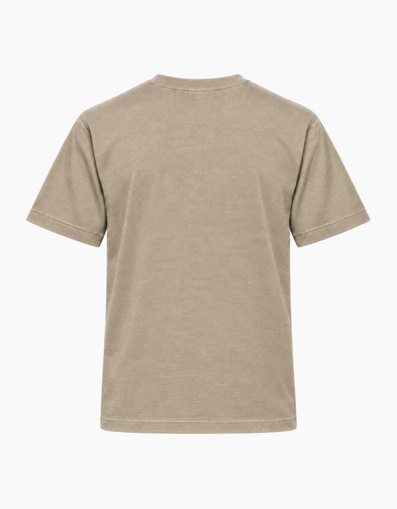 By Lanvin Central Logo Taupe T-Shirt