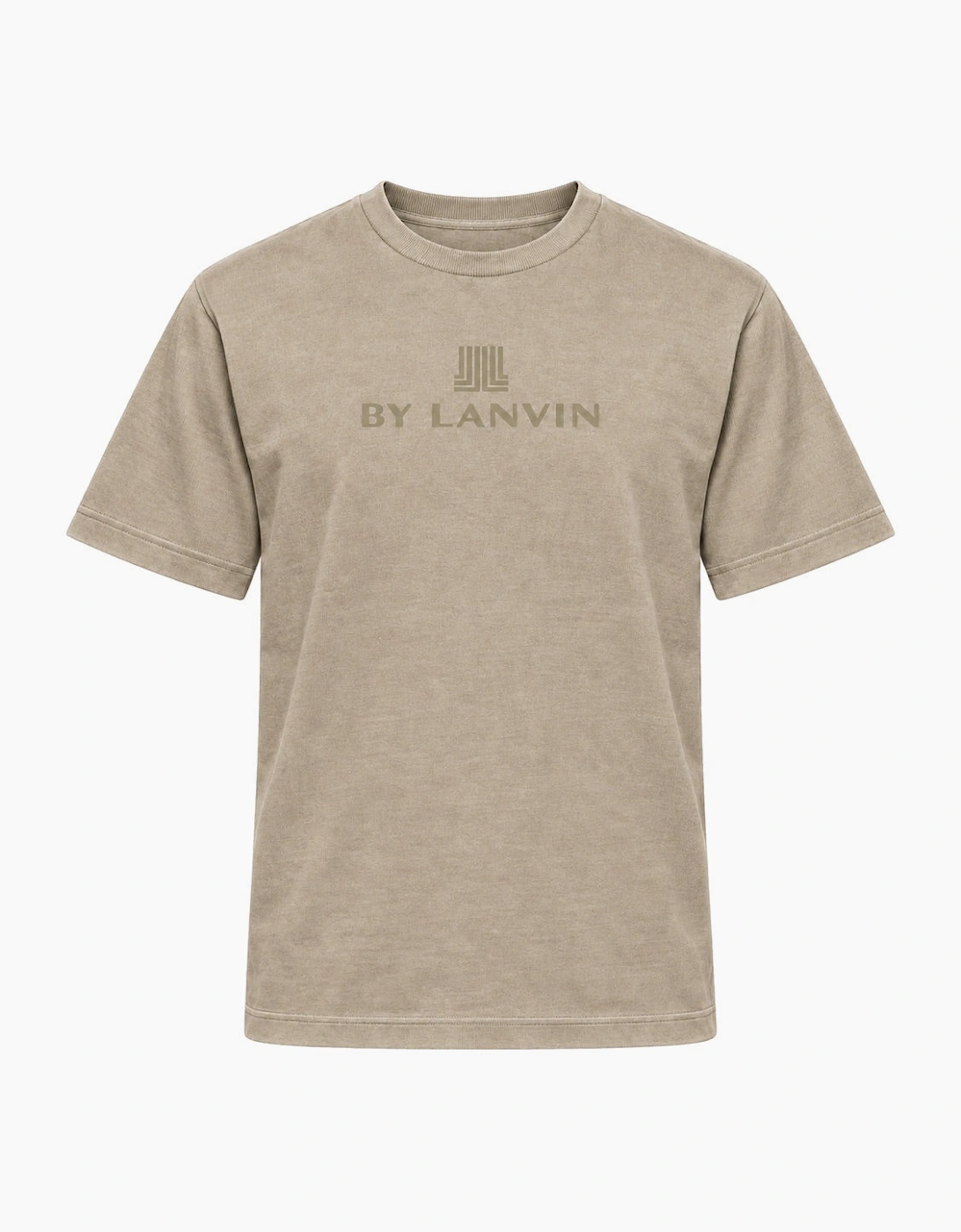 By Lanvin Central Logo Taupe T-Shirt
