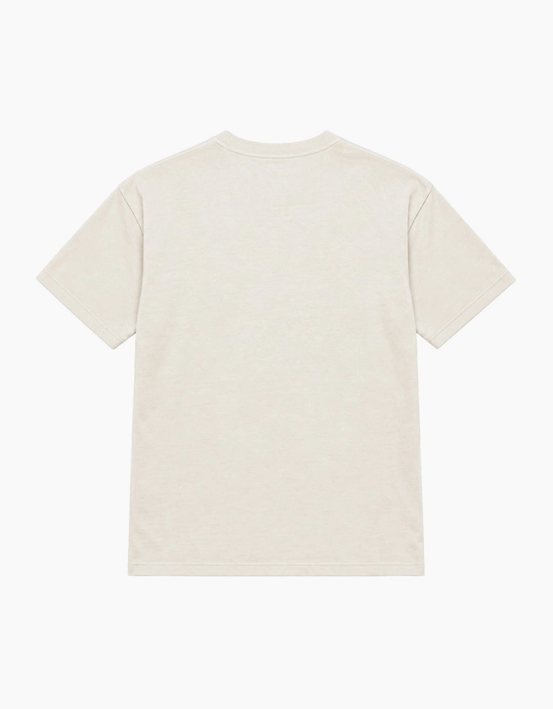 By Lanvin Paris Chest Logo Beige T-Shirt