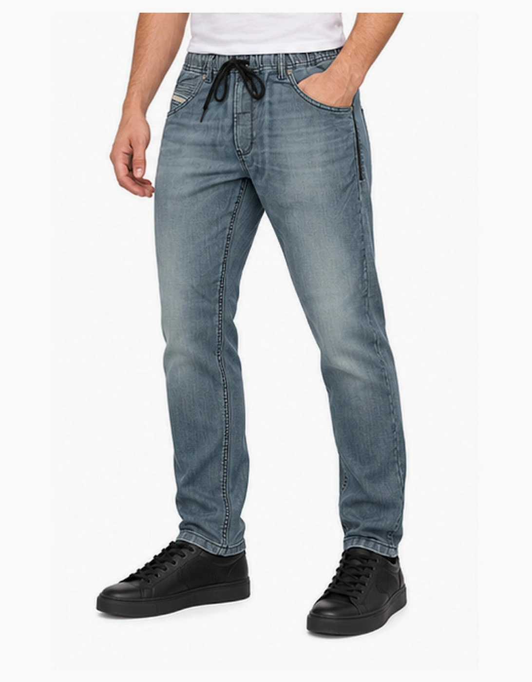 Diesel Krooley-NE R9H31 Blue Jogg Jeans