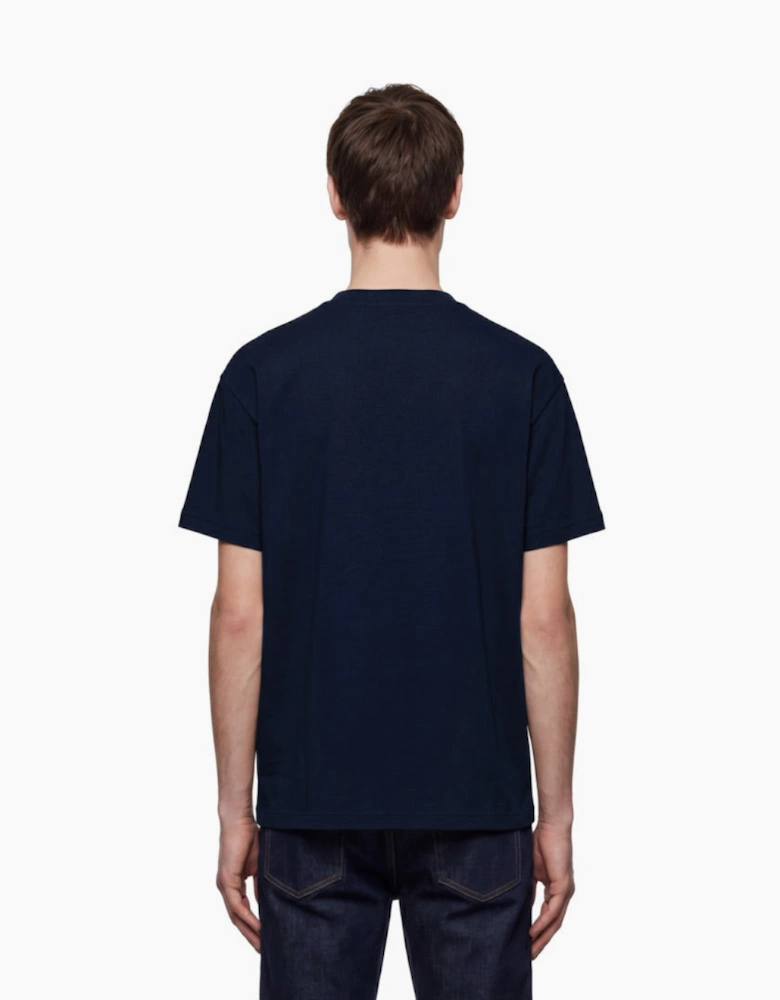 By Lanvin Paris Shield Logo Navy Blue T-Shirt