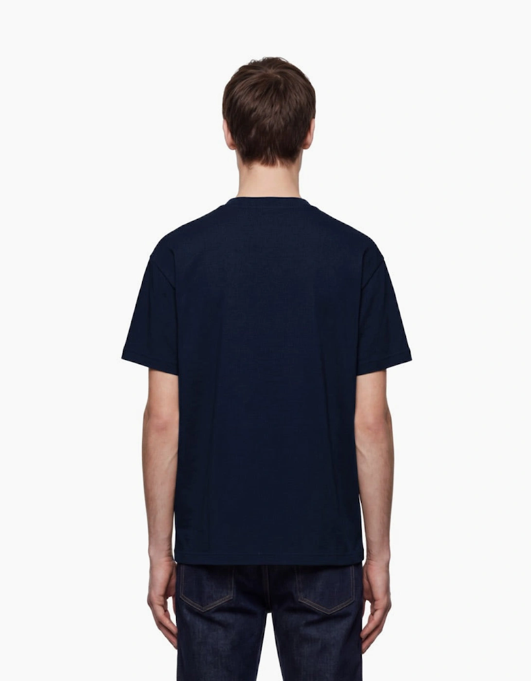 By Lanvin Paris Shield Logo Navy Blue T-Shirt
