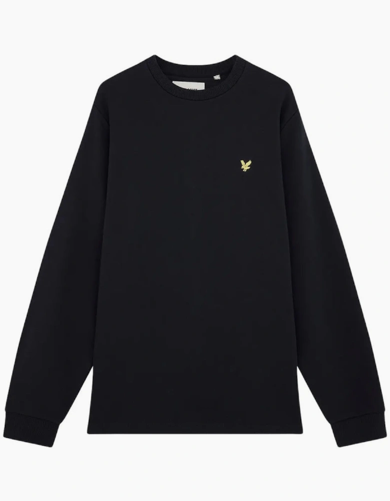 Lyle & Scott Oversized Crewneck Dark Navy Jumper