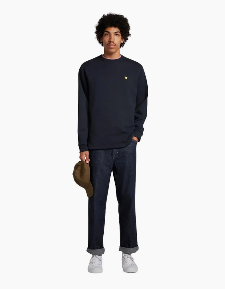 Lyle & Scott Oversized Crewneck Dark Navy Jumper