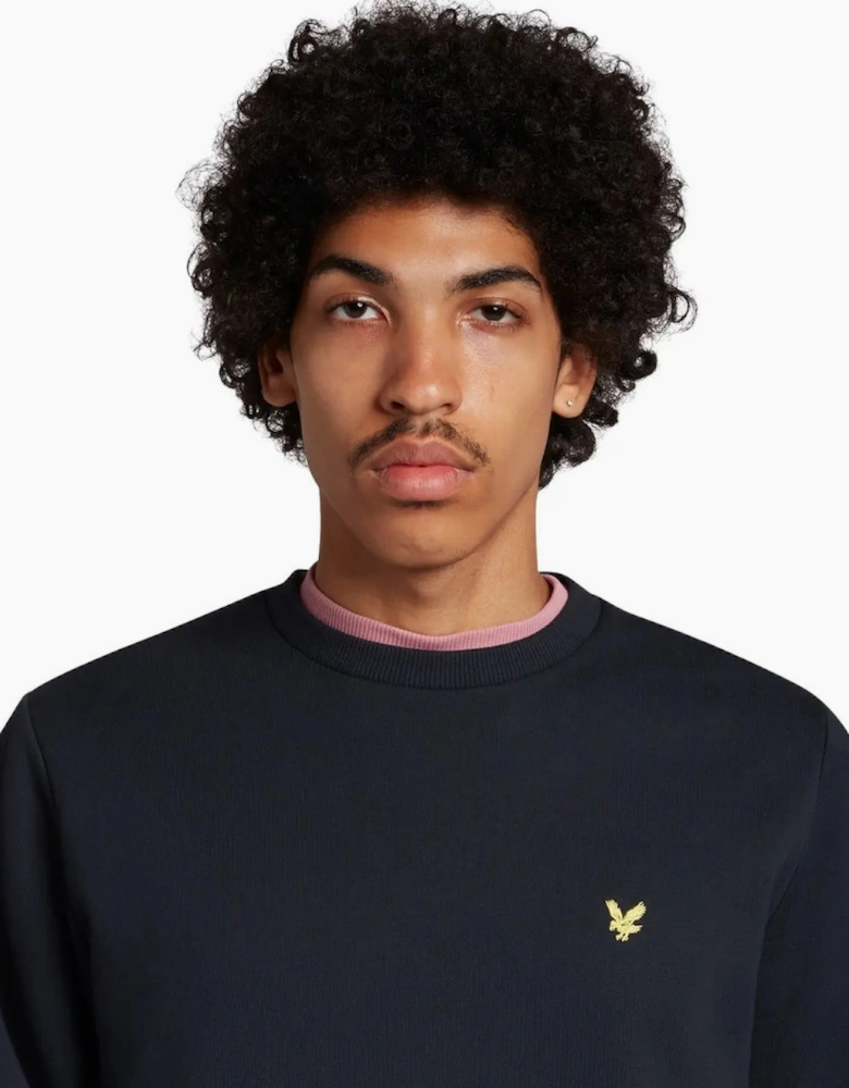 Lyle & Scott Oversized Crewneck Dark Navy Jumper