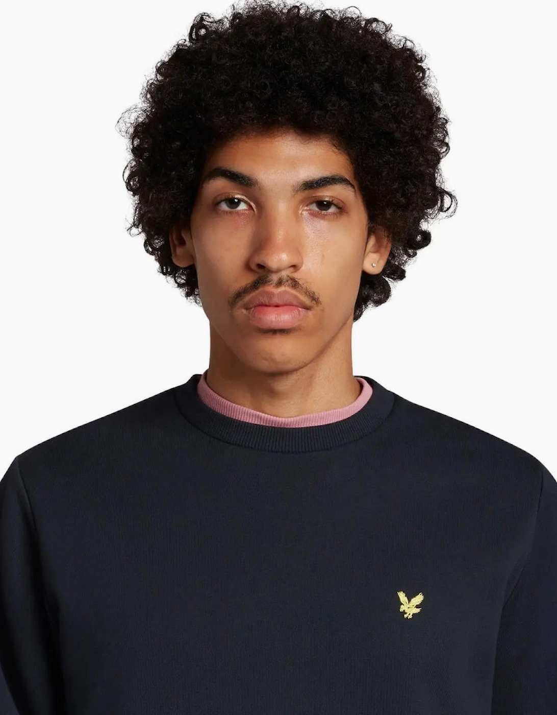 Lyle & Scott Oversized Crewneck Dark Navy Jumper