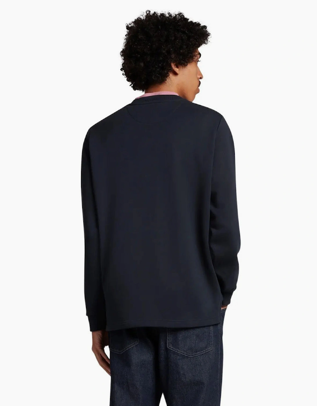 Lyle & Scott Oversized Crewneck Dark Navy Jumper