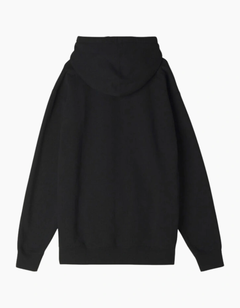 Obey Tab Logo Black Hoodie