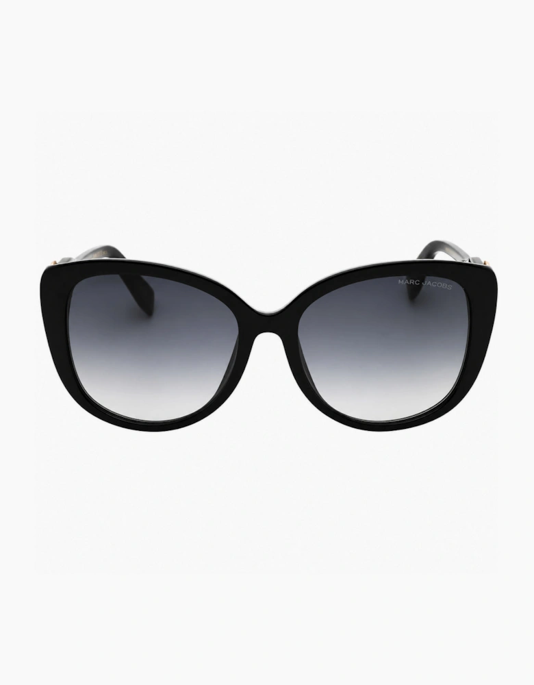 Marc Jacobs Women's Cat Eye Black Sunglasses