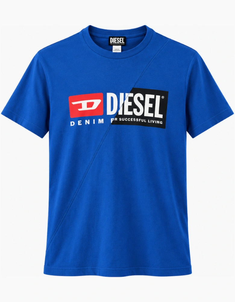 Diesel T-Diego-Cuty Blue T-Shirt