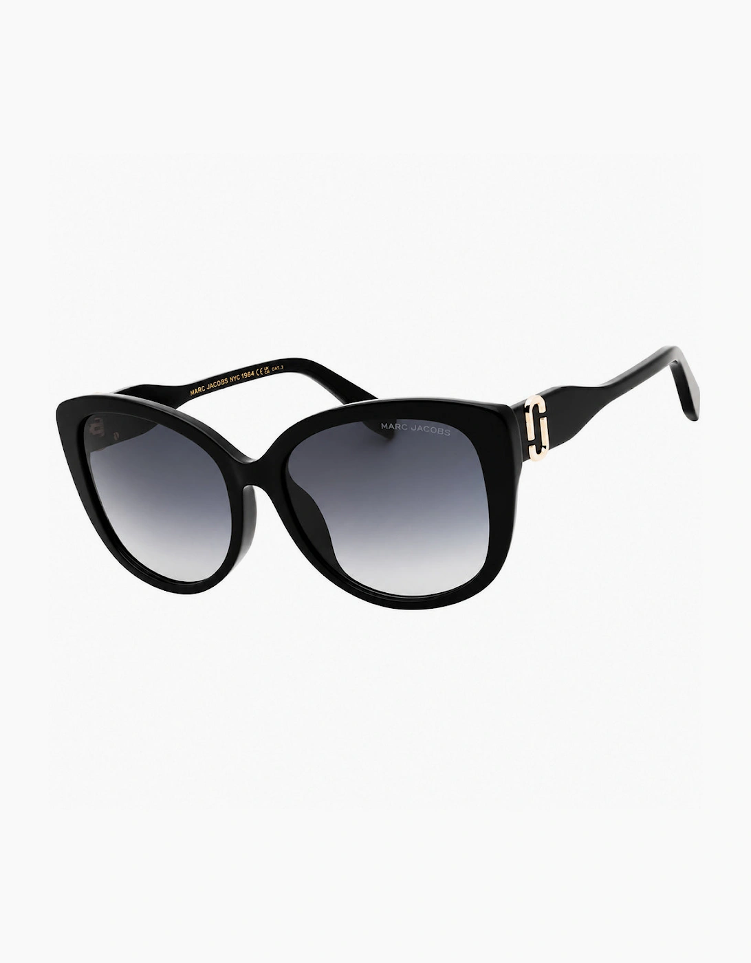 Marc Jacobs Women's Cat Eye Black Sunglasses