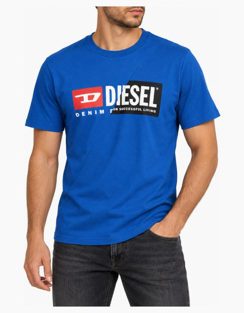 Diesel T-Diego-Cuty Blue T-Shirt