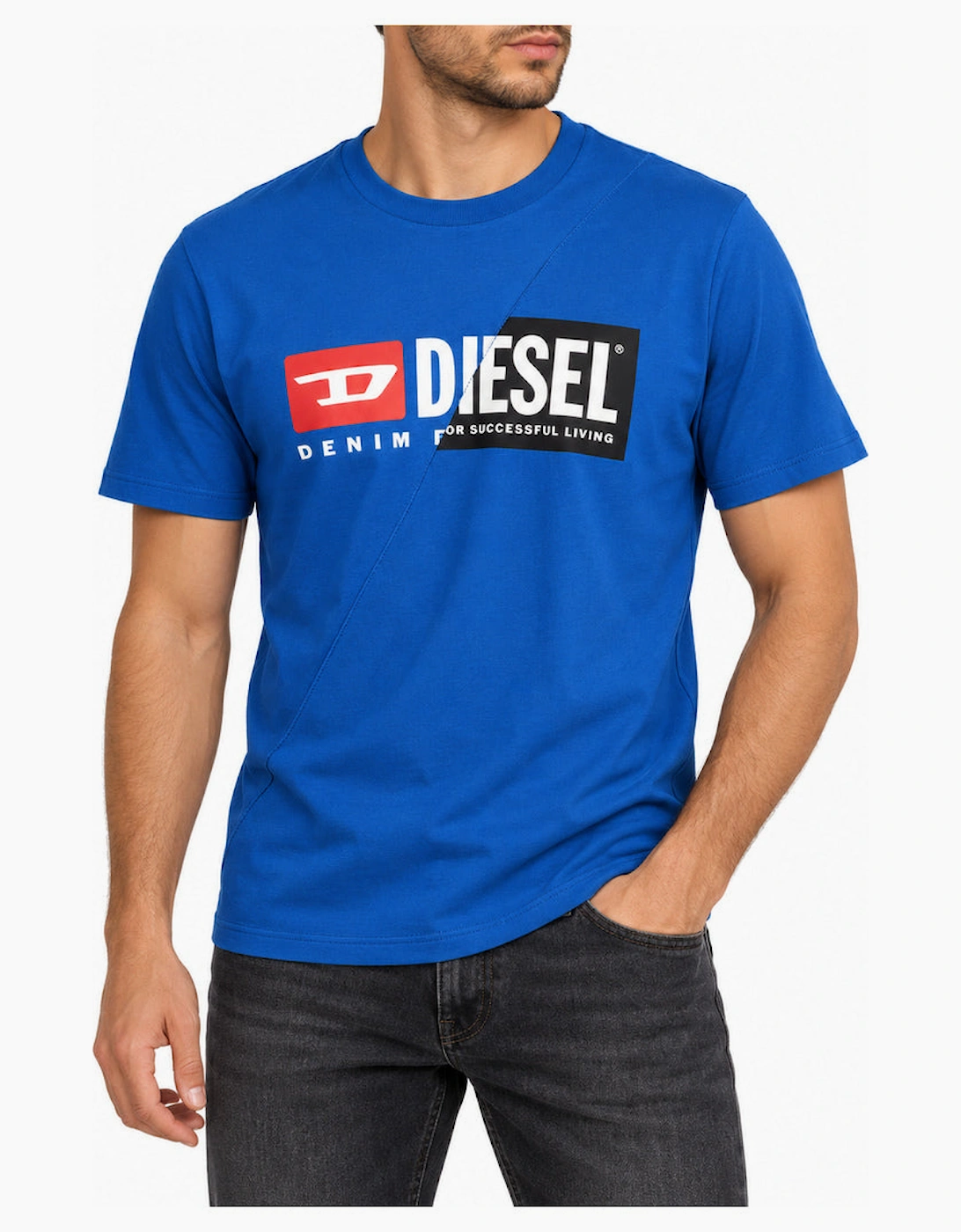 Diesel T-Diego-Cuty Blue T-Shirt
