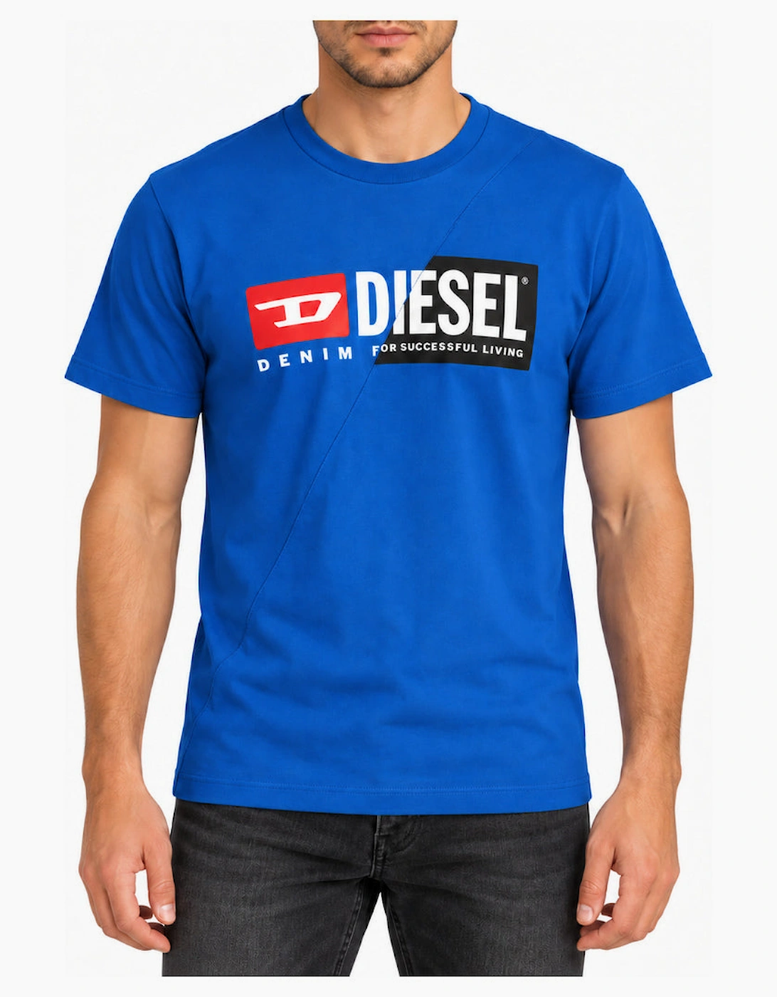 Diesel T-Diego-Cuty Blue T-Shirt